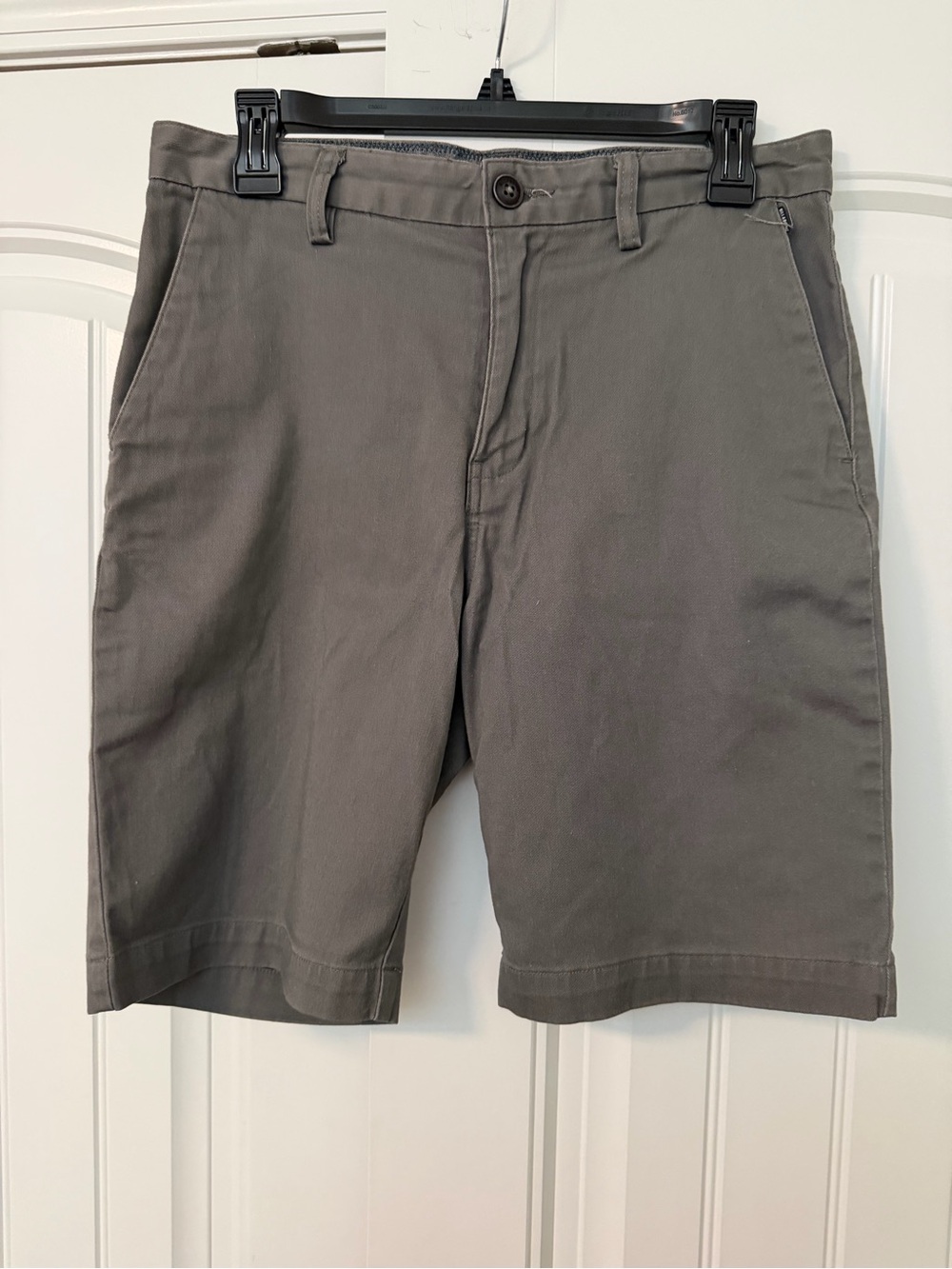 Billabong Men's Flat Front Chino Shorts - Charcoal Gray